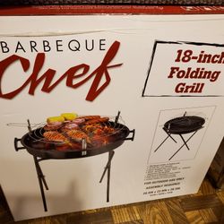 Brand New 18-inch Folding Grill
