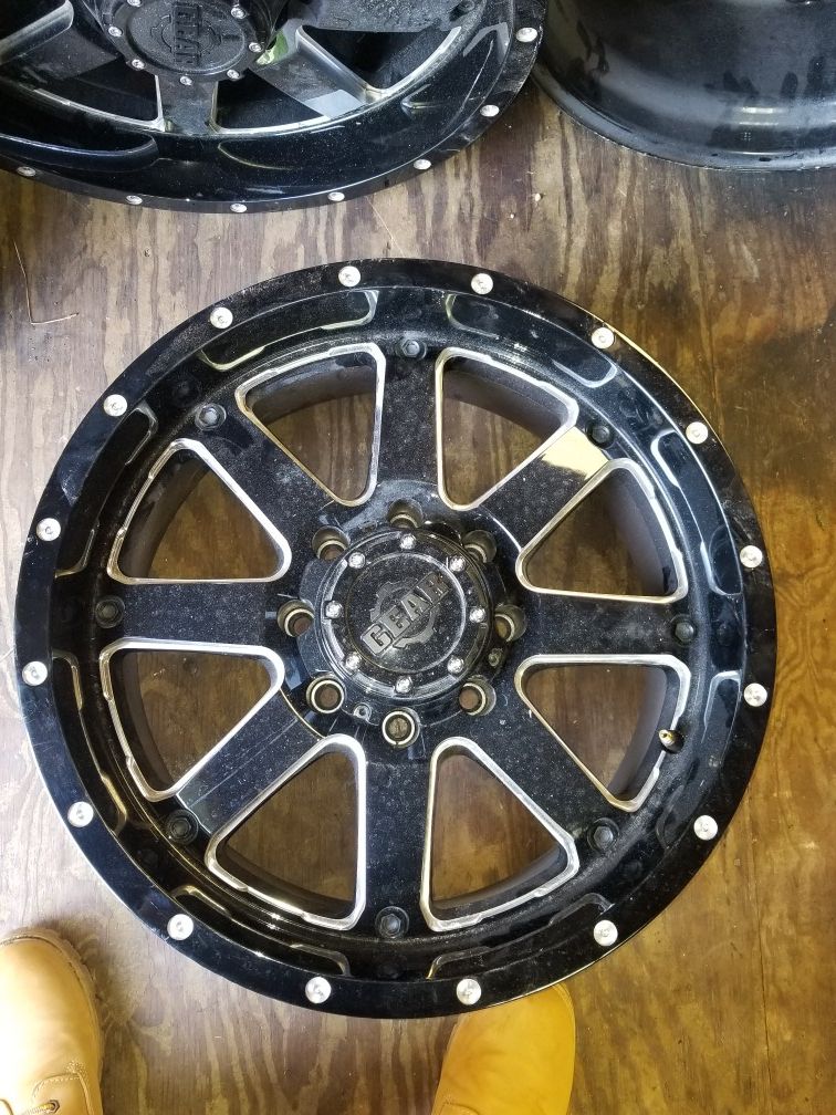 Gear Alloy 726MB BIG BLOCK Wheel with Milled Finish (20x9/8x6.7, 18mm…
