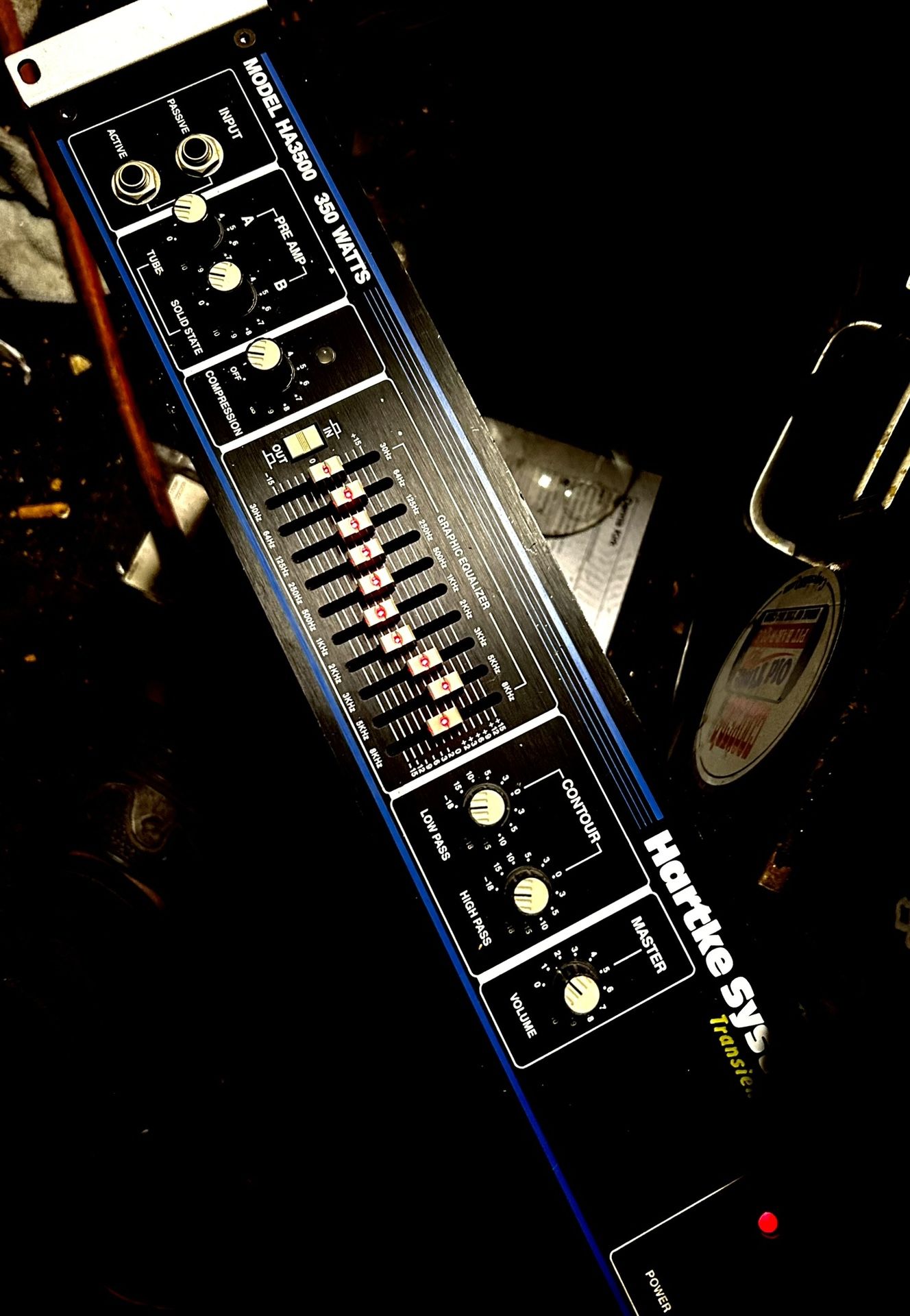 HARTKE SYSTEMS HA3500 BASS AMPLIFIER AMP GUITAR