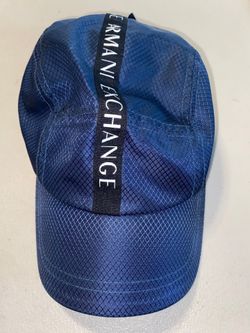 Blue Armani Exchange cap hat Adjustable Buckle