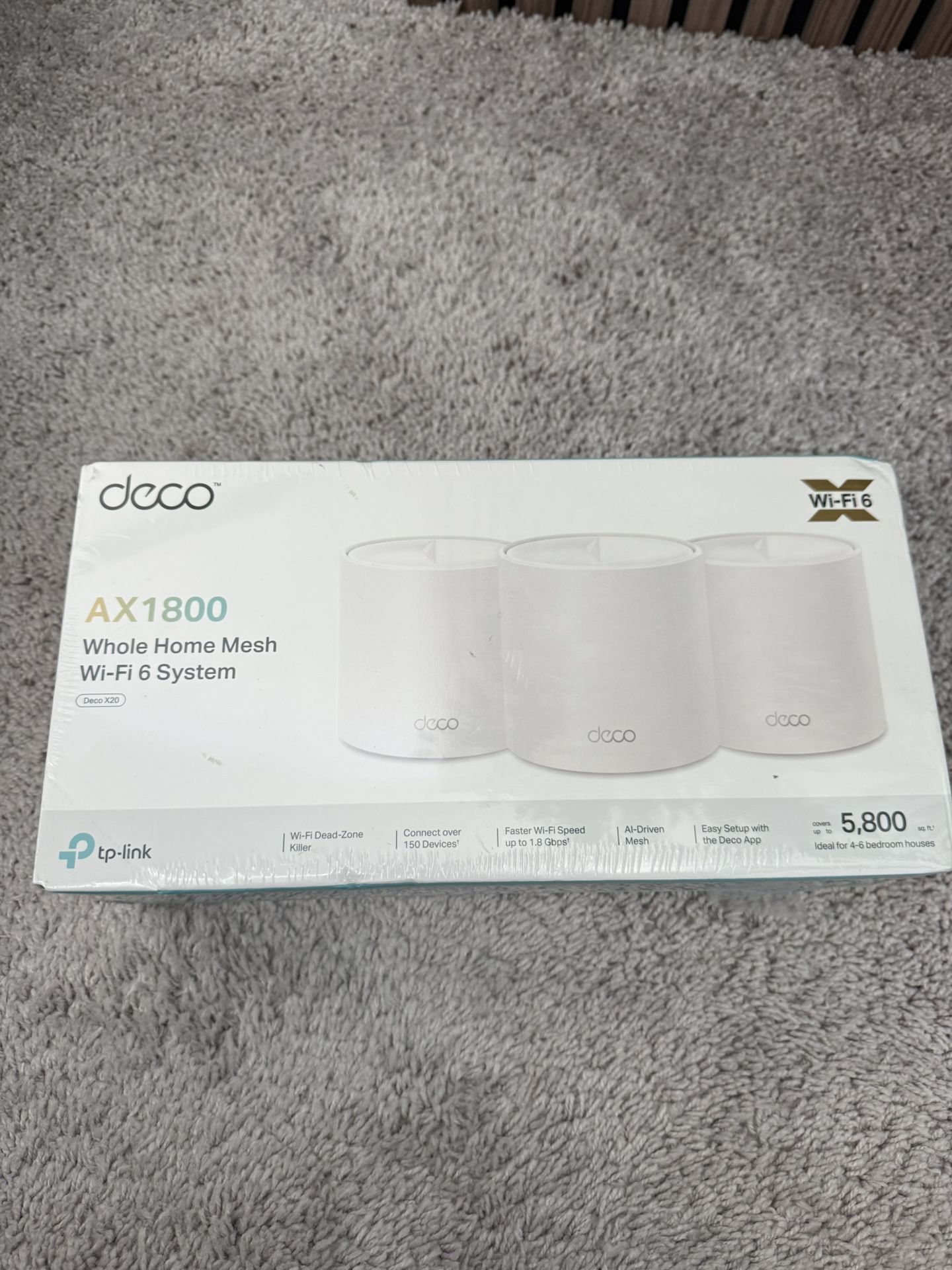 TP-Link Deco WiFi 6 Mesh System(Deco X20)