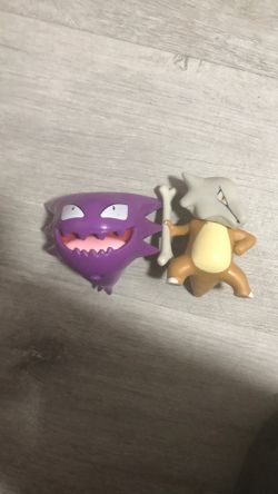 Ghastly and marowak figures