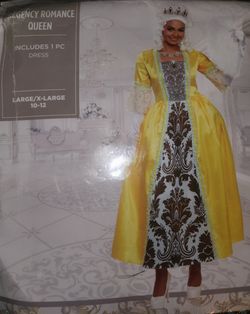 Queen Costume Size L/xl