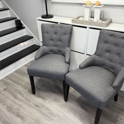 2 Accent Chairs – Like New, Barely Used