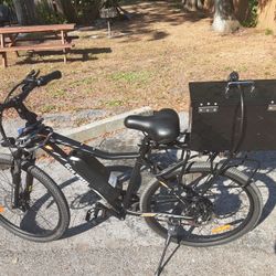 26" Electric Bike with Lockable Storage Box