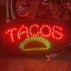 Tacos Led Light Sign