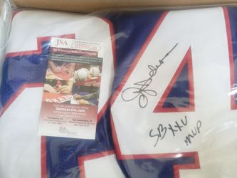 Signed Giants jersey
