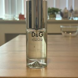 Collectible D&G Feminine Eau de Toilette .Used, See Photo for Amount  