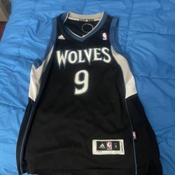 Ricky Rubio T-Wolves Stitched Jersey 