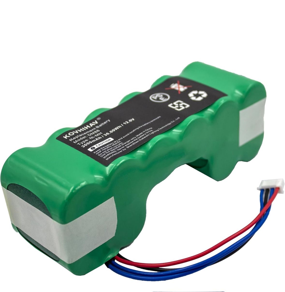 12.0V Replacement Battery for Ecovacs DM88 Sweeper DD35 DG716 DG710 DE33 DE35...