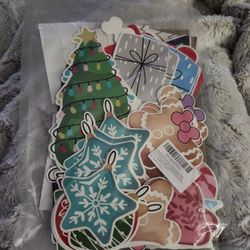 JarThenaAMCS 95 Pcs Merry Christmas Gingerbread Bulletin Board Decoration Set 