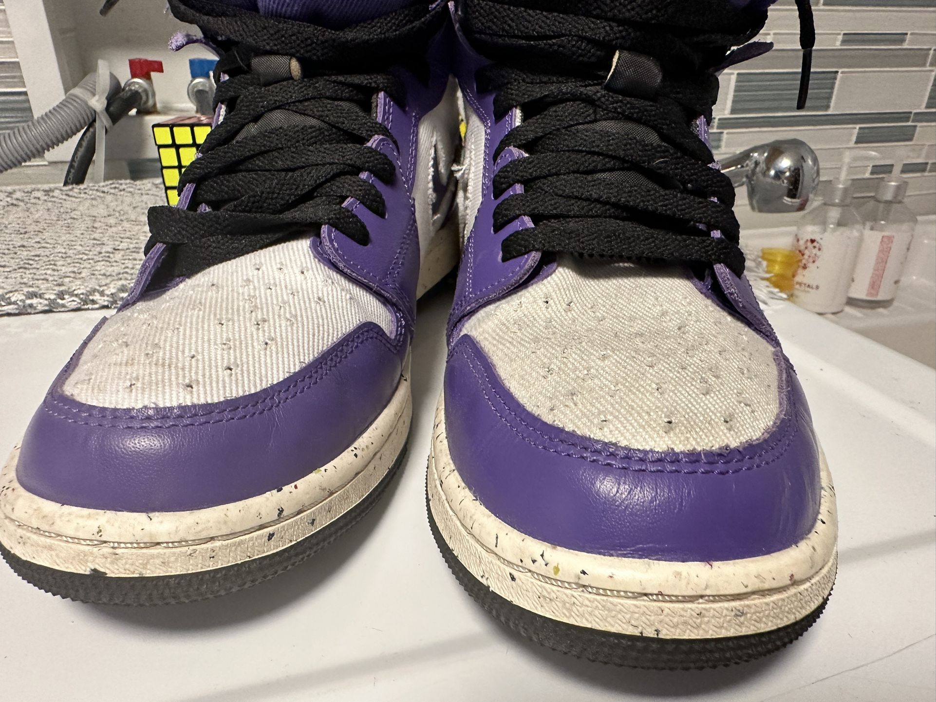 Jordan 1 High Zoom Air CMFT Crater Purple Size 10