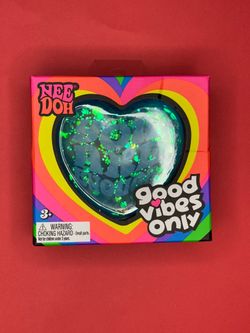 Needoh Heart and Pink Glitter and Glow