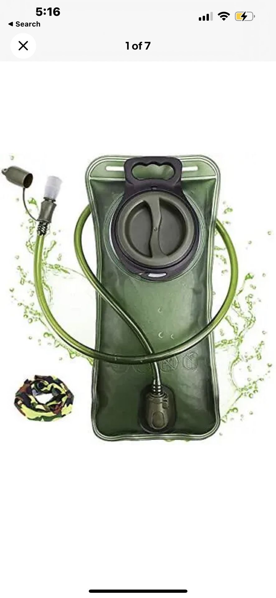 Hydration Bladder, 2L-3L Water Bladder for Hiking Backpack Leak Proof Water