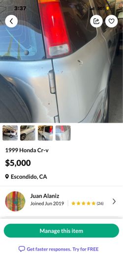 Honda crv 1999 needs new transmission