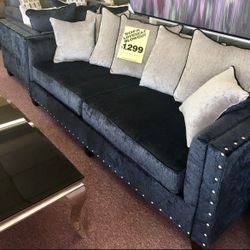 🇺🇸HUGE Blowout Furniture Sale!🇺🇸 Brand New Sofa Loveseat Livingroom Set! $50 Down Takes It Home Today!