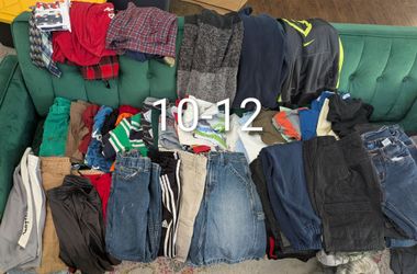 Boy clothes, 10/12:  70+ pieces