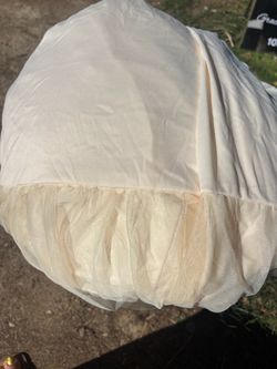 Beige 6ft table cover