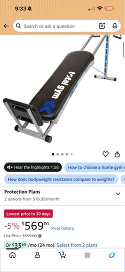 total gym home workout
