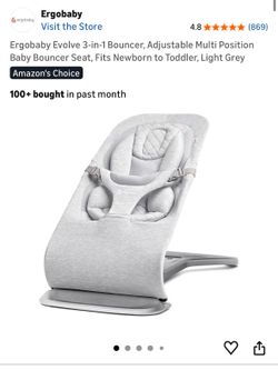 New! Ergobaby Evolve Bouncer