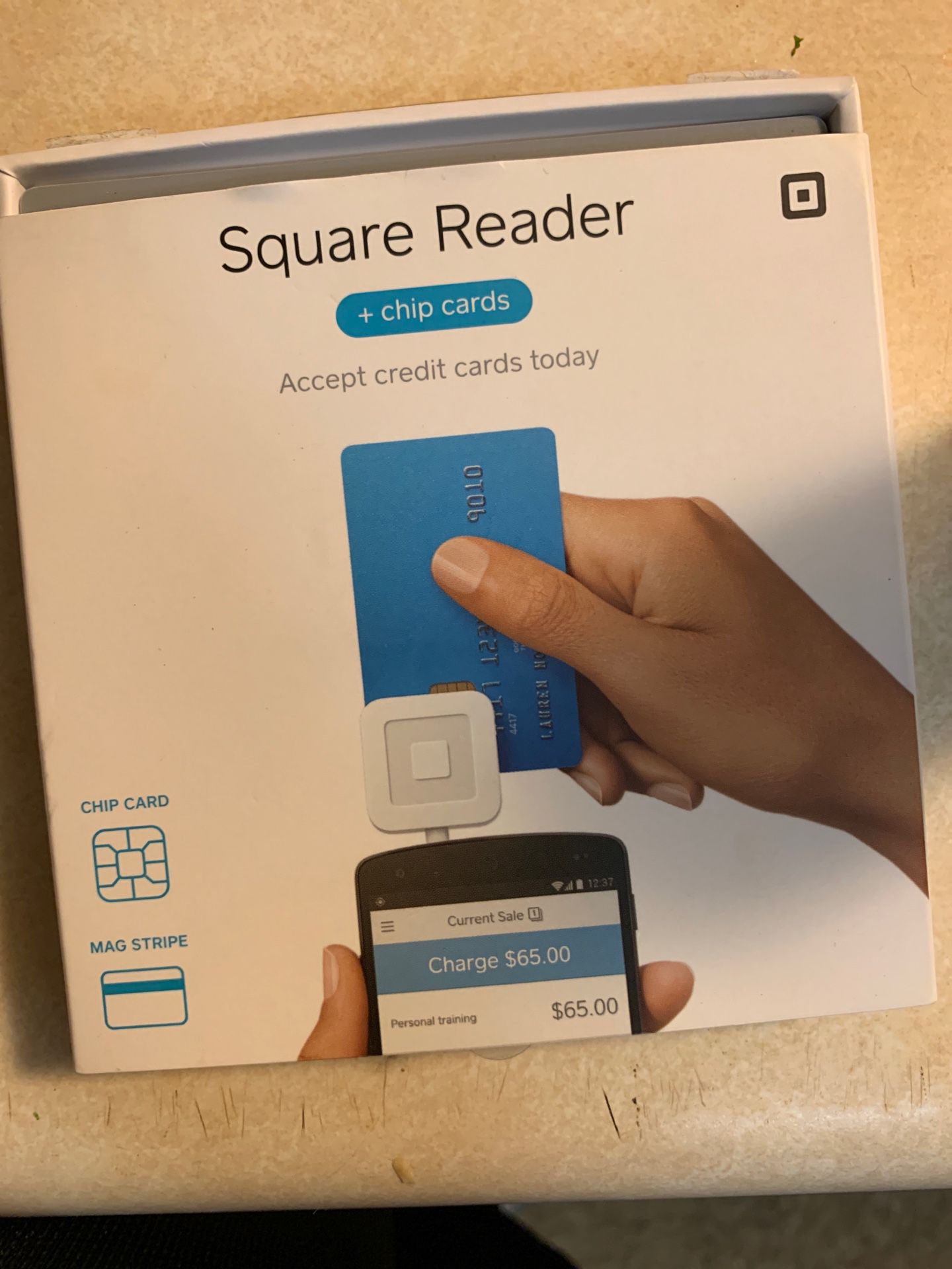Card reader and chip reader