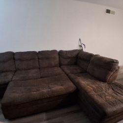 Brown Sectional