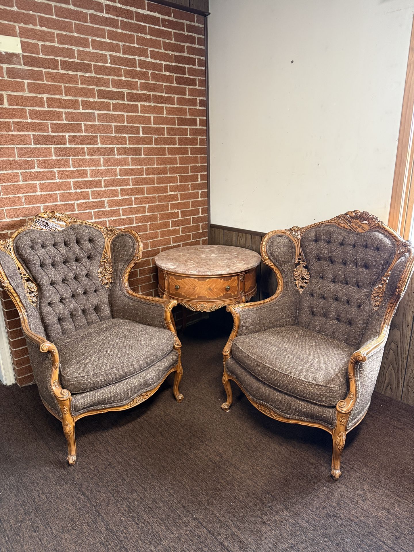 Chairs And Coffee Table