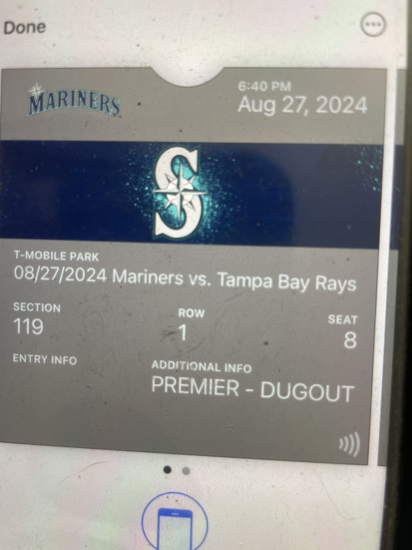 Mariners vs Tampa Bay Rays Tickets