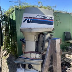 70 HP Outboard Motor 