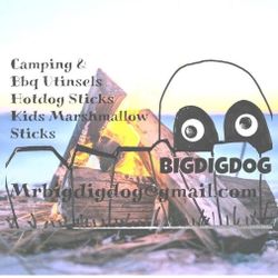 BBQ Utinsels And Hotdog Sticks 