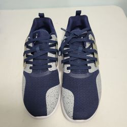 Jordan Grind Derek Jeter Re2pect Blue & Silver Upper Sneaker Size 12 81226-968