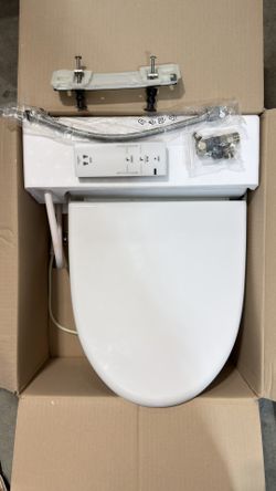 Elongated Oval Shape TOTO Washlet B150 Bidet Toilet Seat – Heated Seat & Wash Functions (New, Tested)