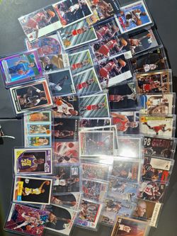 Michael jordan card lot with Larry bird rc card