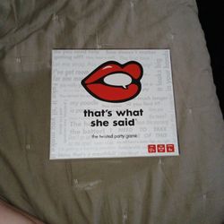 'That's What She Said' Party Game