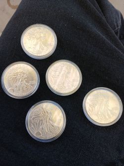 American silver eagles below spot