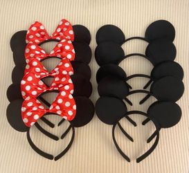 Mickey and Minnie headbands set 10pcs for kids