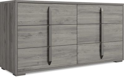 Park Slope Gray Dresser + Mirror
