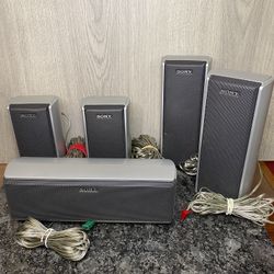 Sony Home Theater Surround Sound 4 Speaker System SS-TS52 SS-TS51 SS-CT51