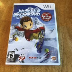 We Ski & Snowboard For Nintendo Wii 