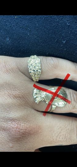14kt Gold Nugget Ring