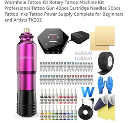 Tattoo machine Gun Kit Wireless ($40)