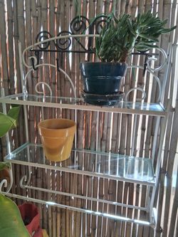 Metal shelf
