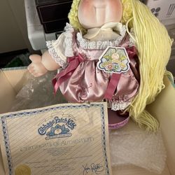 Porcelain Cabbage Patch Doll- 1985 Georgia Dee