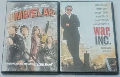 Zombieland & War, Inc. -- 2 GREAT DVDS