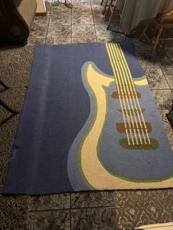 Rug - Wool- Guitar