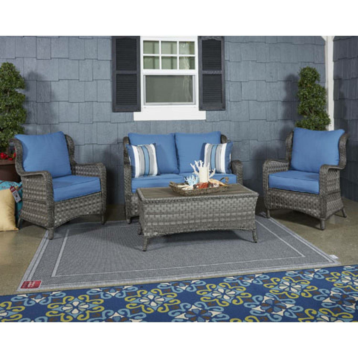 New 4pc outdoor patio furniture seating set tax included free delivery