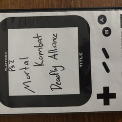 PS2 Mortal Kombat Game 