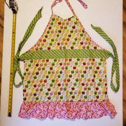 Apron Kitchen Art Bib Looks New Apple Theme