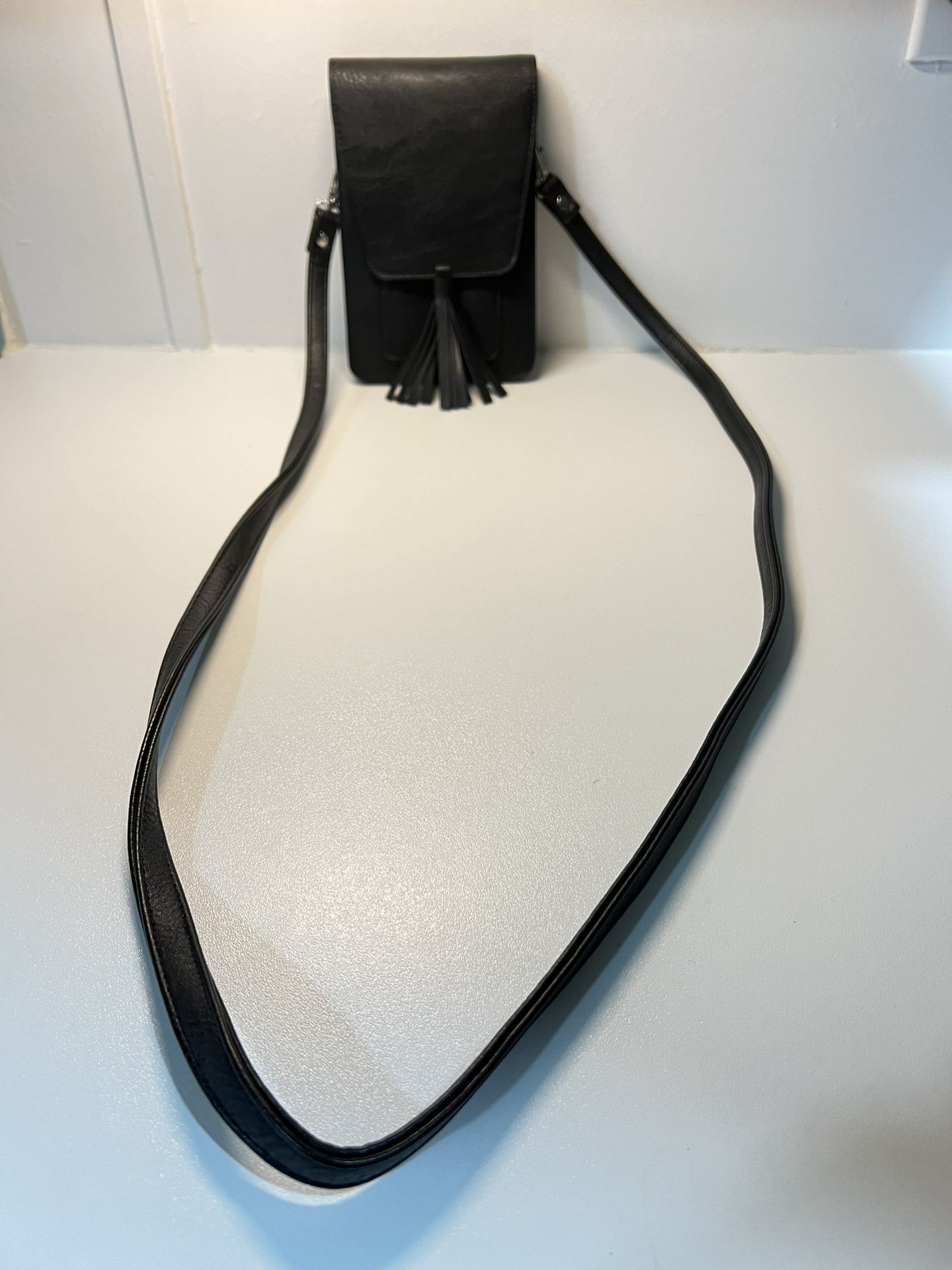 K Carroll Rfid Secure Style Harper Crossbody Black Shoulder Bag Double Pocket