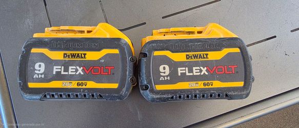 DeWalt FlexVolt 9Ah 20V/60V Batteries – Lot of 2